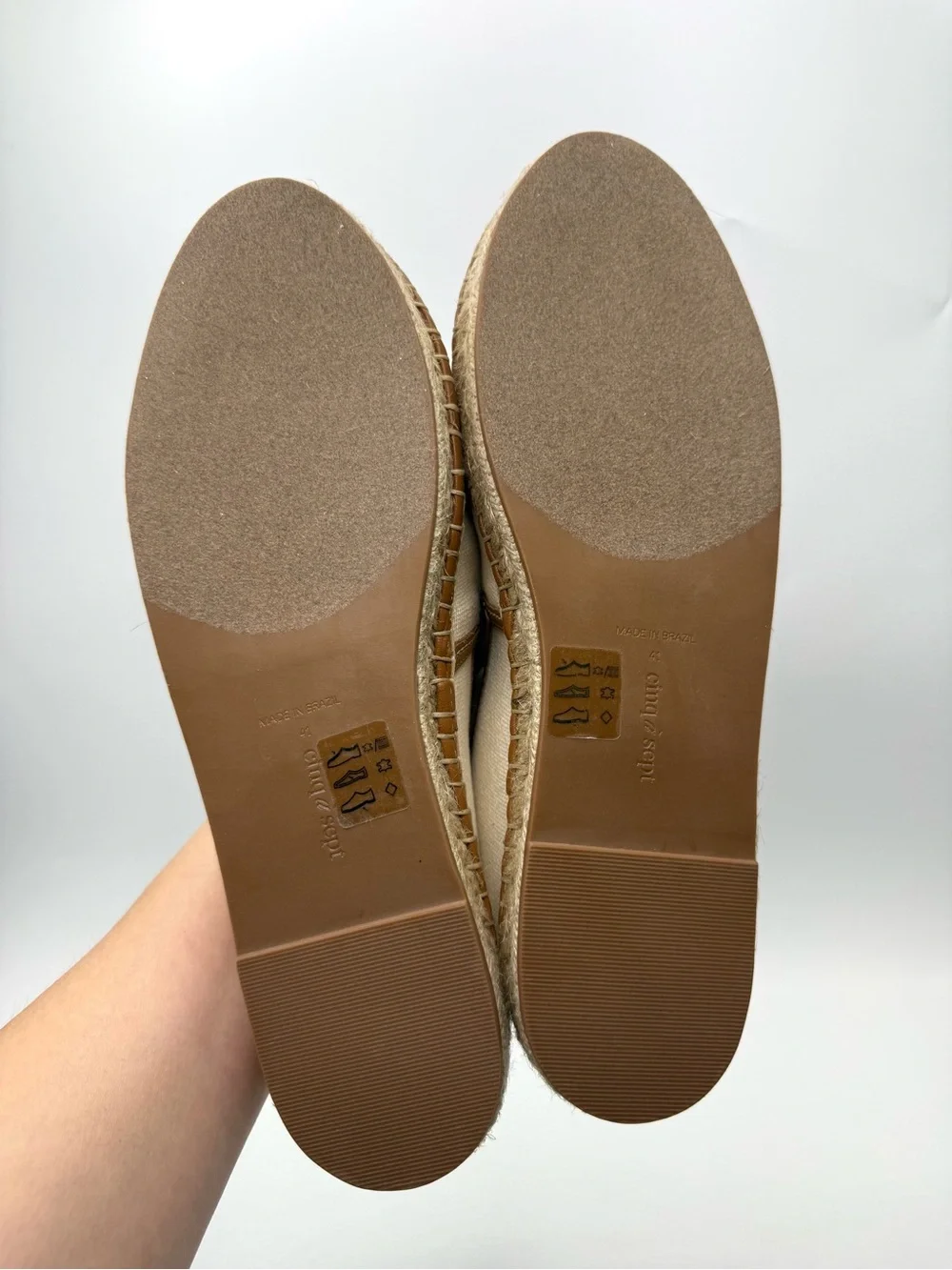 Cinq à Sept Jenna Oui Oui Embroidered Canvas Espadrille Shoes 41/11 US